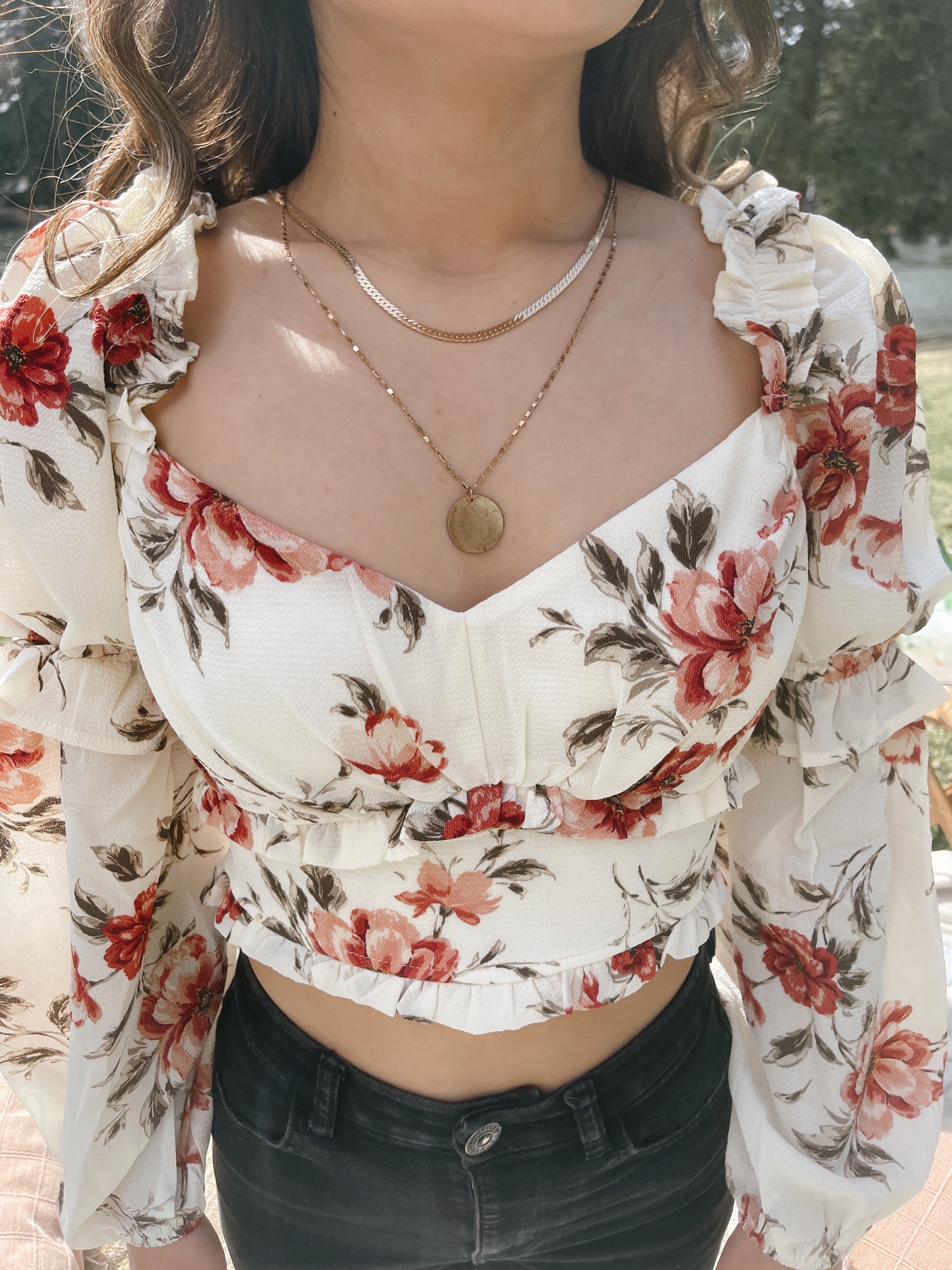 Floral Fantasy Top